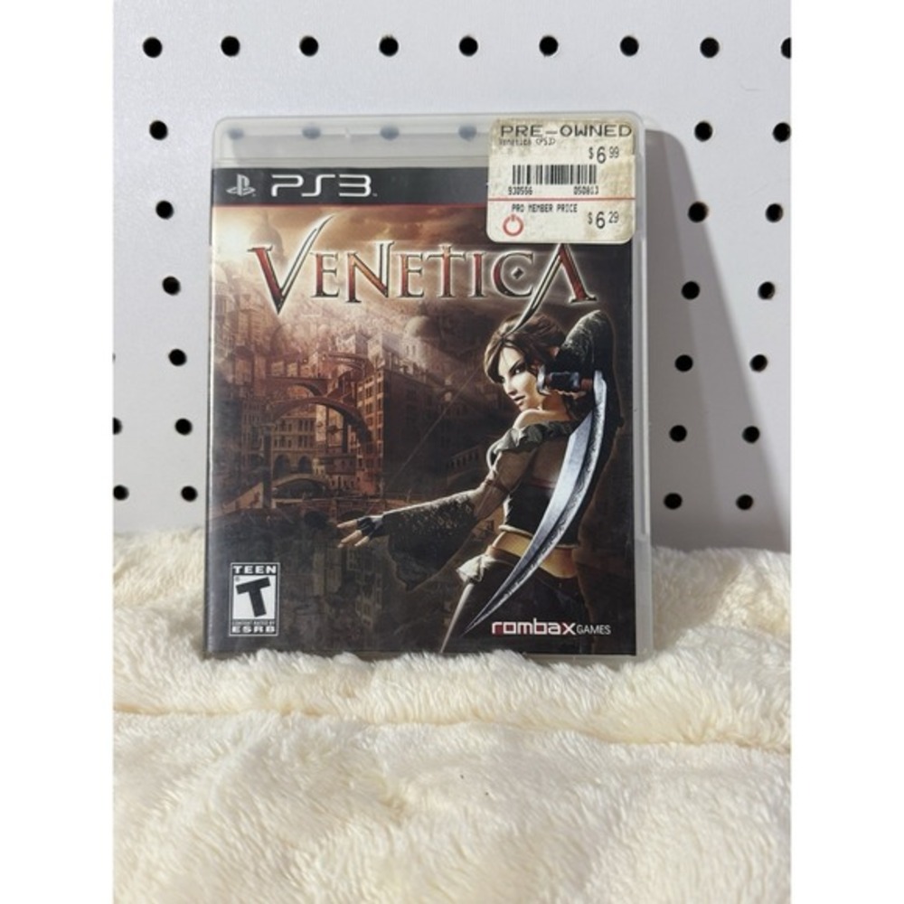 Venetica PS3 PlayStation 3 Complete Case Manual Disc Not Tested‎ Game RPG Action